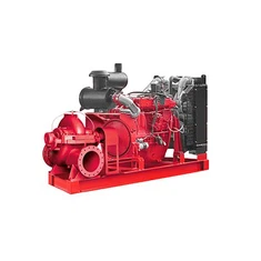 Závlaha vodným čerpadlom poháňaná dieselovým motorom